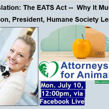 Lunch + Legislation with Sara Amundson, HSLF: Why the EATS Act is Dangerous and What you Can Do To Defeat It